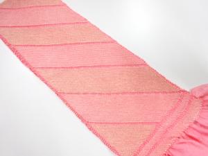 正絹　振袖用　絞り　帯揚げ